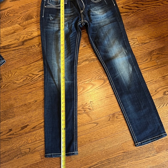 Rock Revival Dark Wash Skinny Jeans, NWOT, 12 - Picture 8 of 10